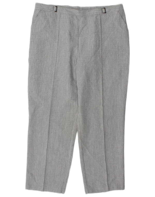 Marks & Spencer ženske ravne skraćene hlače UK 16 Large W34 L26 sive