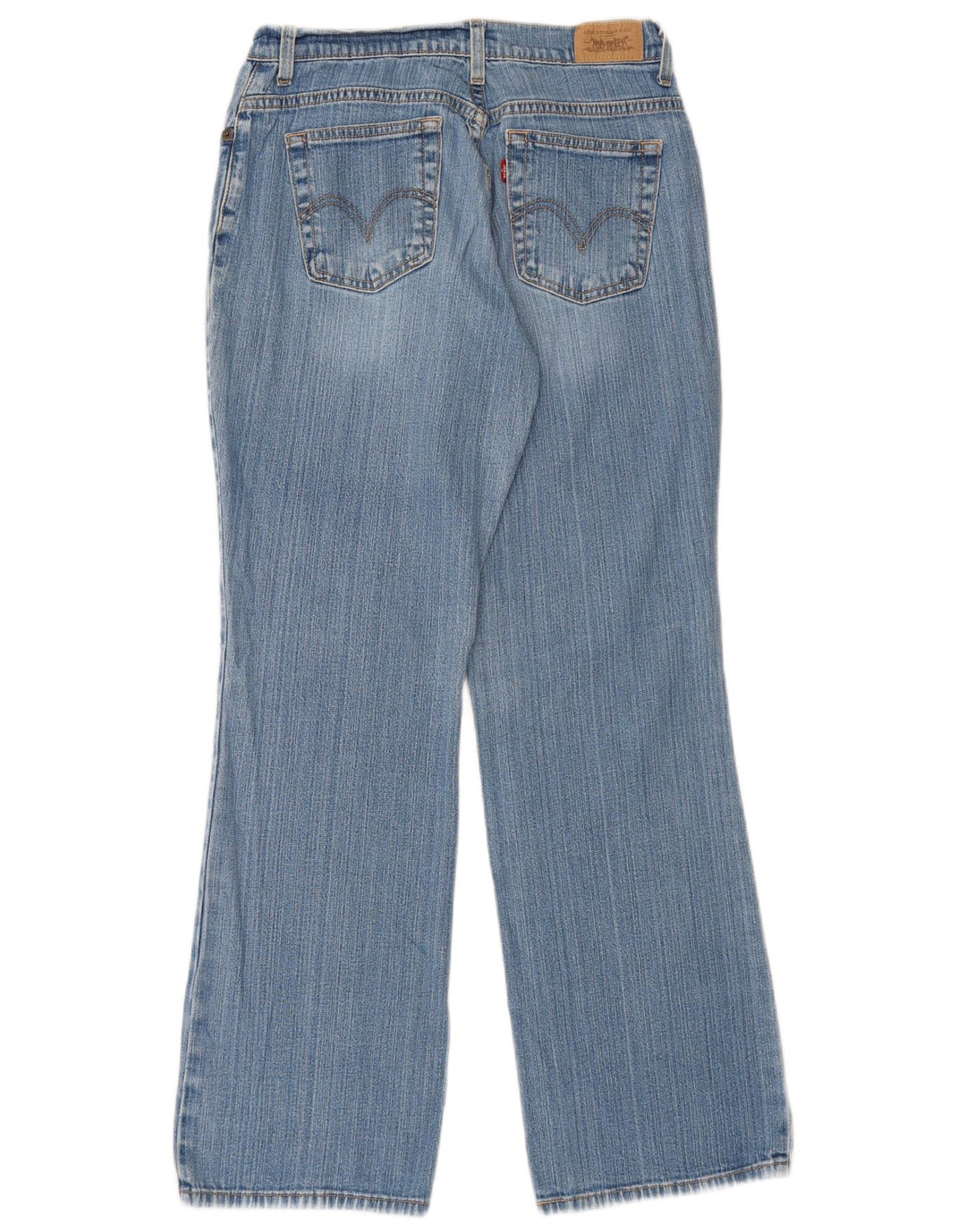 Levi's ženske ravne traperice 550 US 8 srednje W30 L31 plavi pamuk