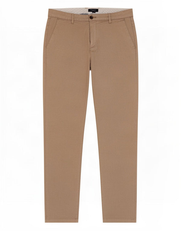 Muške uske chino hlače Ted Baker W32 L30 bež pamuk