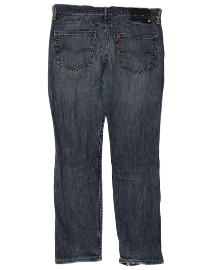 Levi's muške ravne traperice W32 L30 plavi pamuk