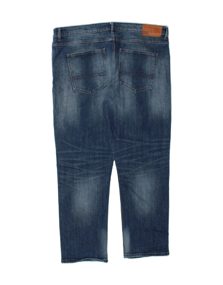 ENGELBERT STRAUSS Mens Regular Straight Jeans W42 L32 Blue Cotton Vintage Engelbert Strauss and Second-Hand Engelbert Strauss from Messina Hembry 