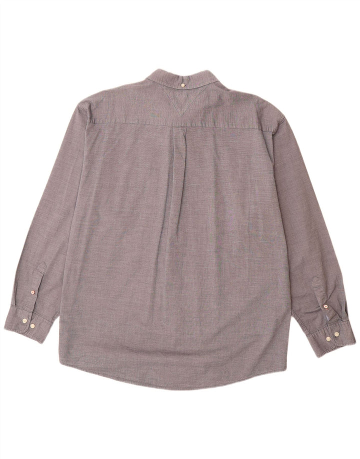 Tommy Hilfiger muška klasična košulja 2XL sivi pamuk