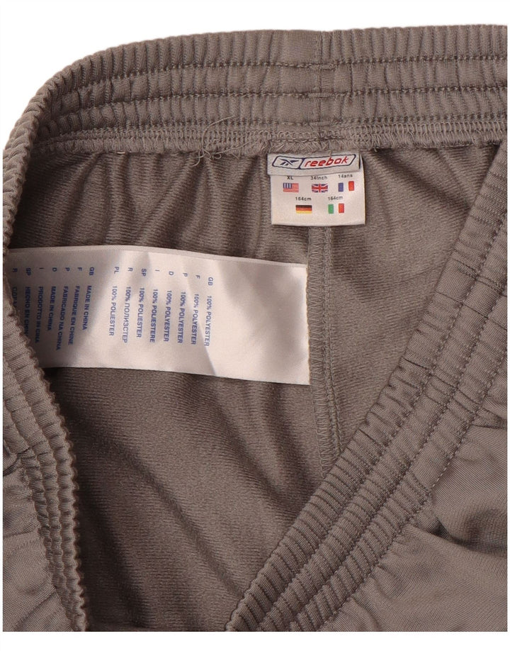 Reebok Boys Graphic Trenirke Hlače 13-14 Years Gray Poliester