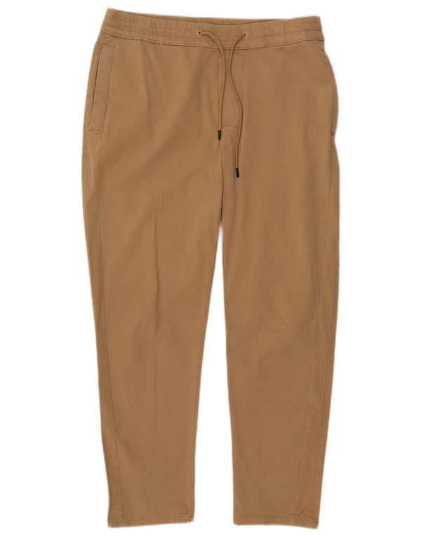 ZARA muške ravne skraćene hlače srednje veličine W31 L26 bež pamuk