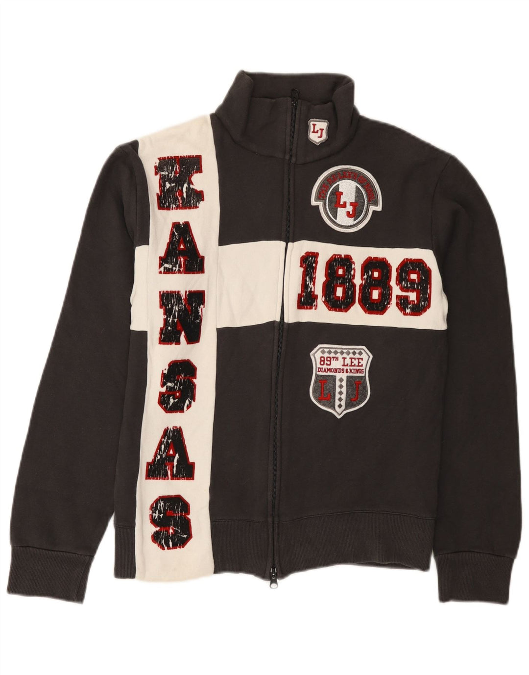 Lee ženska gornja jakna Kansas trenirka UK 12 srednje siva boja