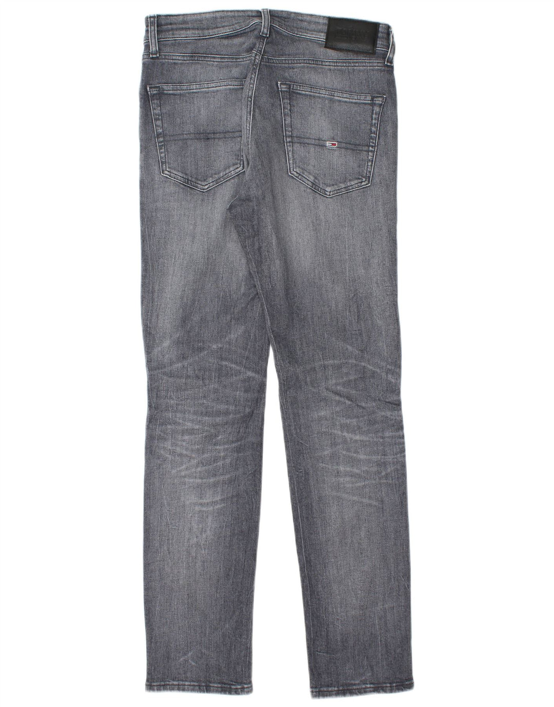 TOMMY HILFIGER Muške uske traperice W30 L32 Sivi pamuk