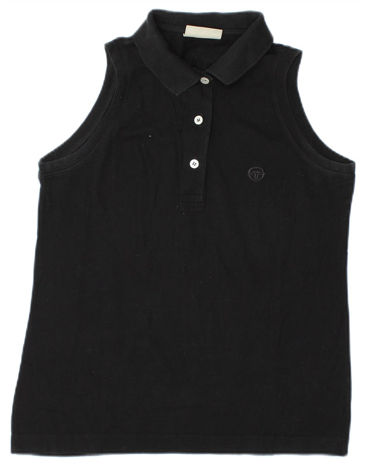 Sergio Tacchini ženska polo majica bez rukava UK 12 srednje crna