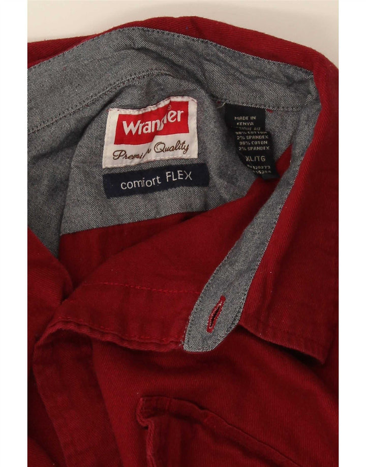 Wrangler muška majica standardnog kroja XL, crveni pamuk