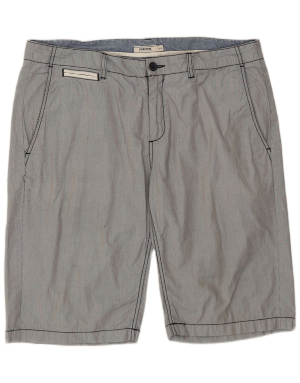 Geox muške chino kratke hlače IT 52 XL W38 plave pruge