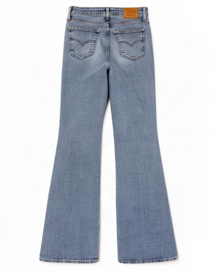 Levi's Womens 726 Flared Jeans W27 L34 Blue Cotton