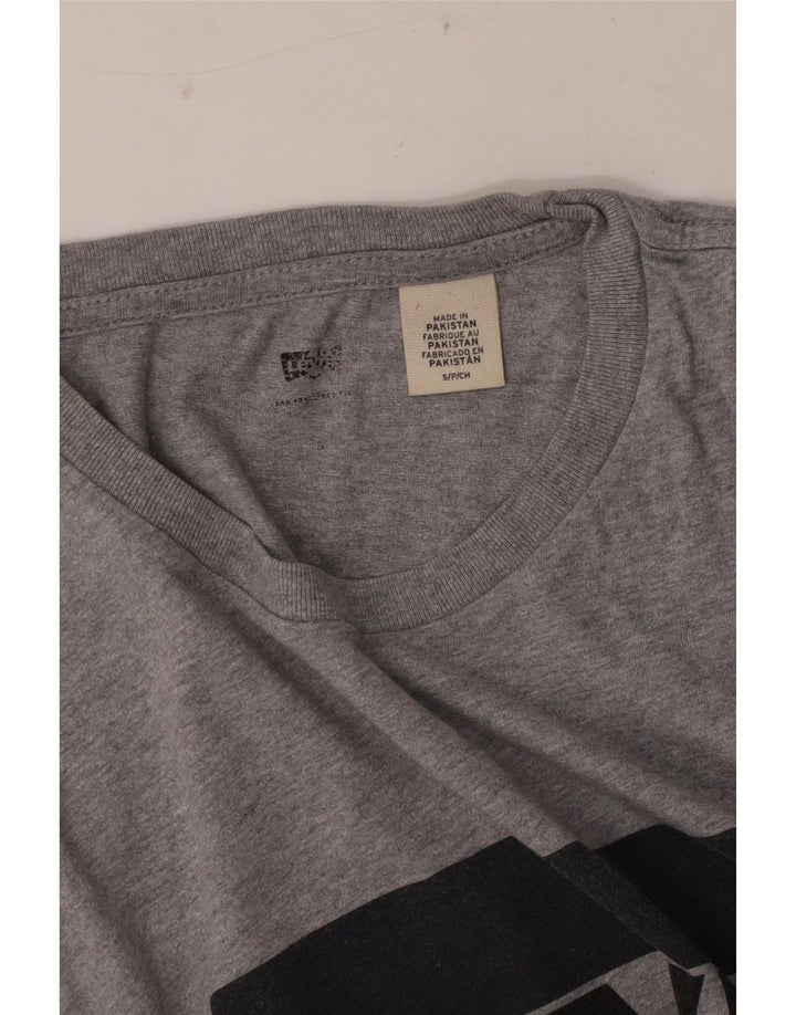Levi's muška majica s grafičkim motivima, mala siva