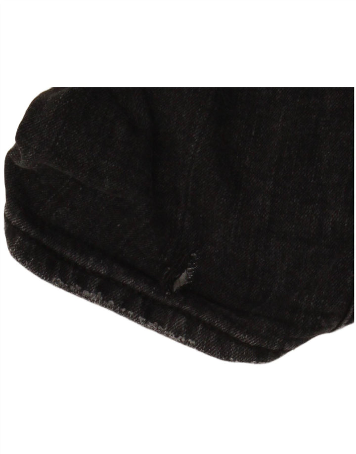 Lee Mens Luke Distressed Slim Jeans W34 L32 Crni pamuk