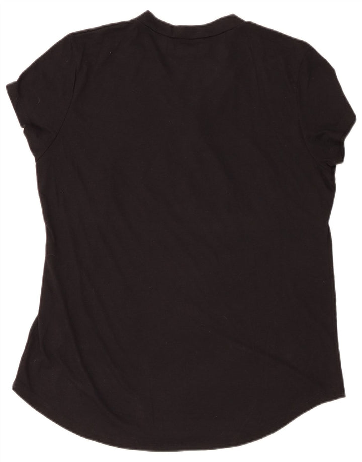 NFL ženska majica kratkih rukava New Orleans Saints Graphic UK 16 Large Black Cotton