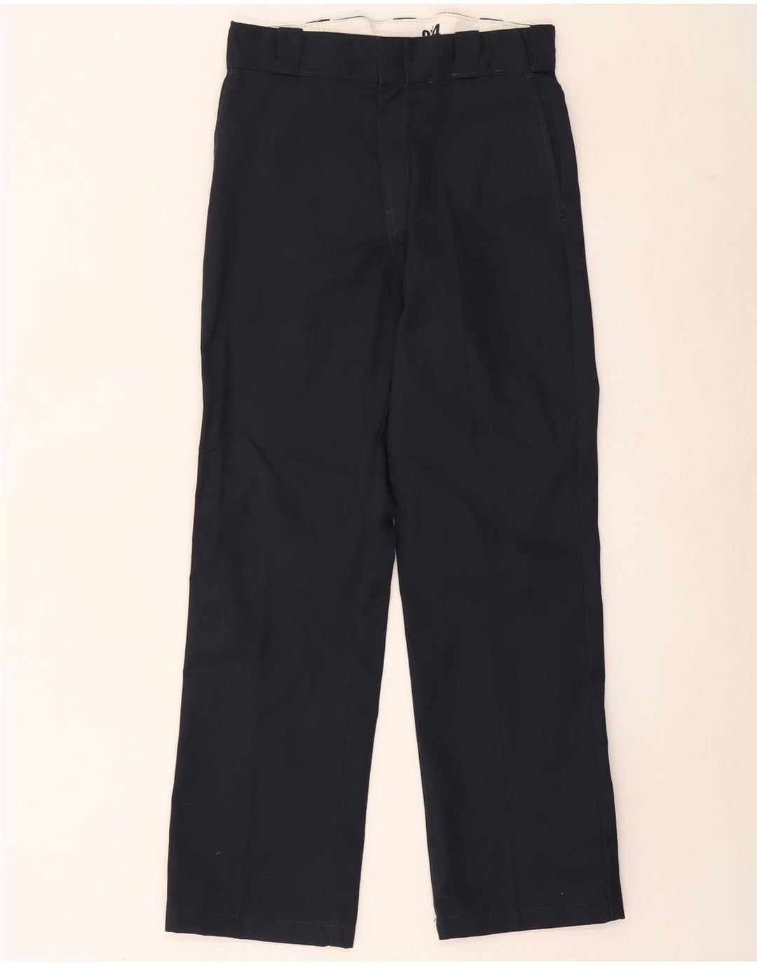 Dickies muške ravne chino hlače W31 L32 tamnoplavi poliester