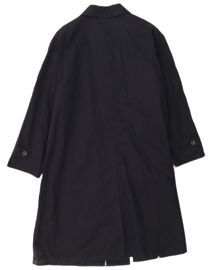 SCHNEIDERS Womens Overcoat UK 22 3XL  Navy Blue Cotton