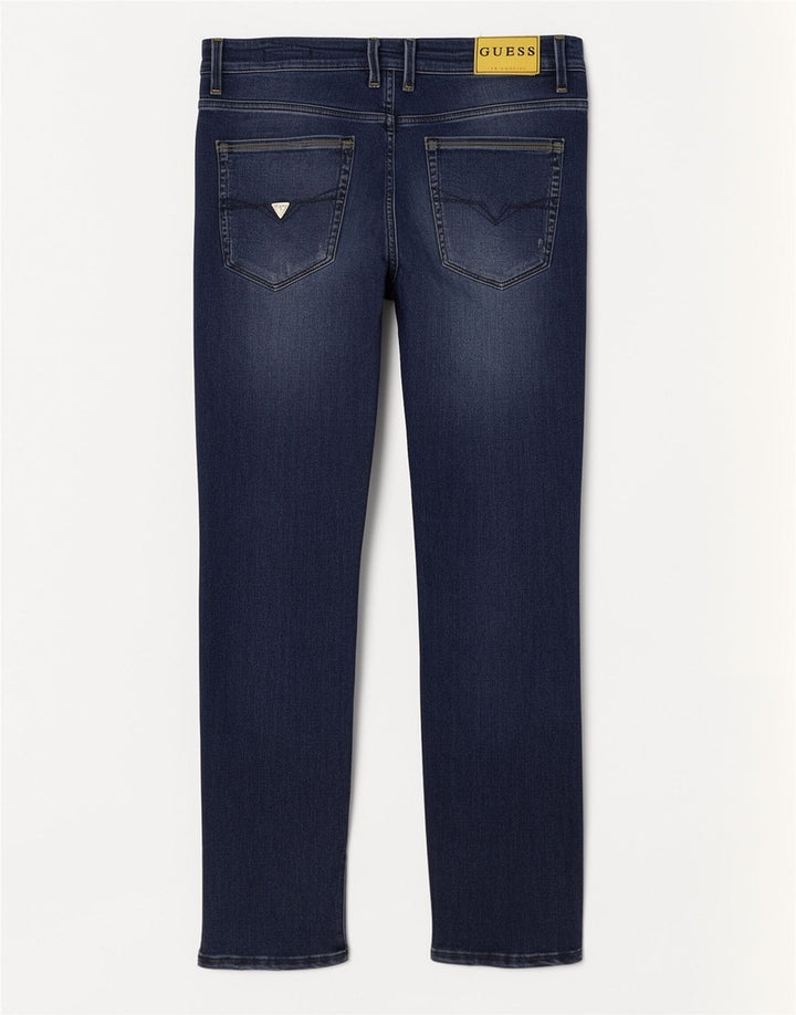Muške uske traperice Guess Distressed W32 L33 plava viskoza