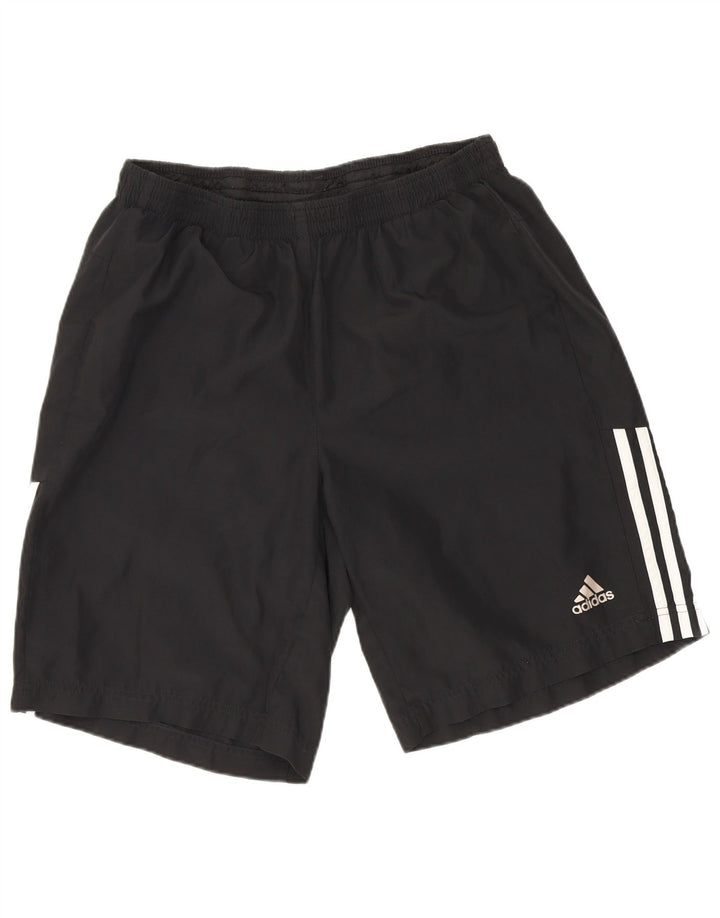 Adidas muške sportske kratke hlače srednje crne boje od poliestera
