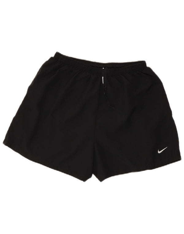 Nike ženske obične sportske kratke hlače UK 12 srednje crne