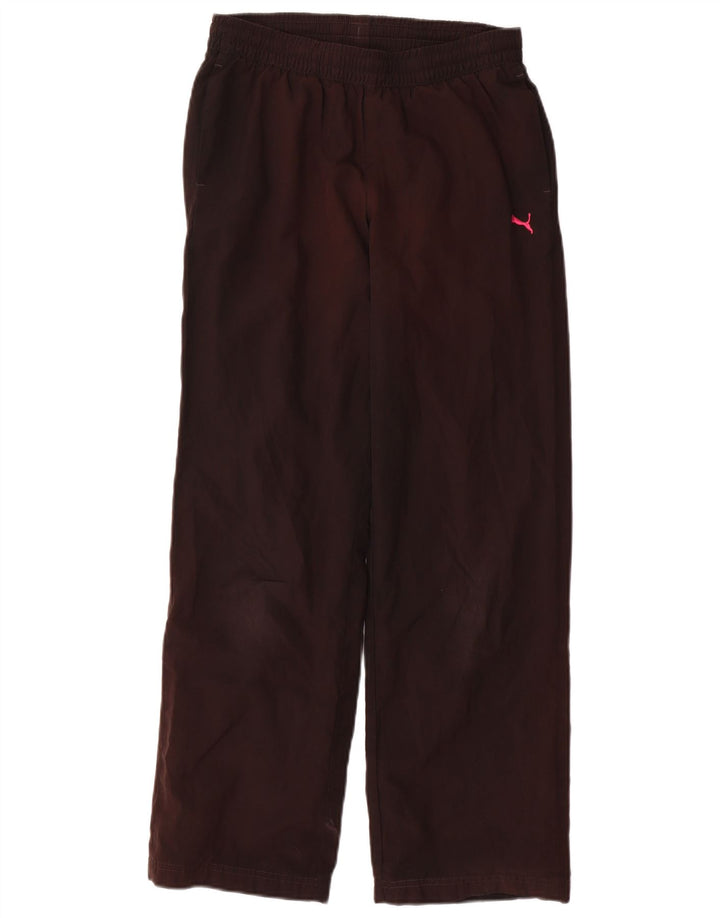 PUMA Hlače za trenirku za dječake 15-16 godina crne poliesterske boje