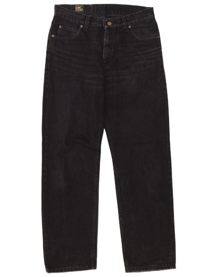 Lee Mens Brooklyn Straight Jeans W32 L32 Crni pamuk