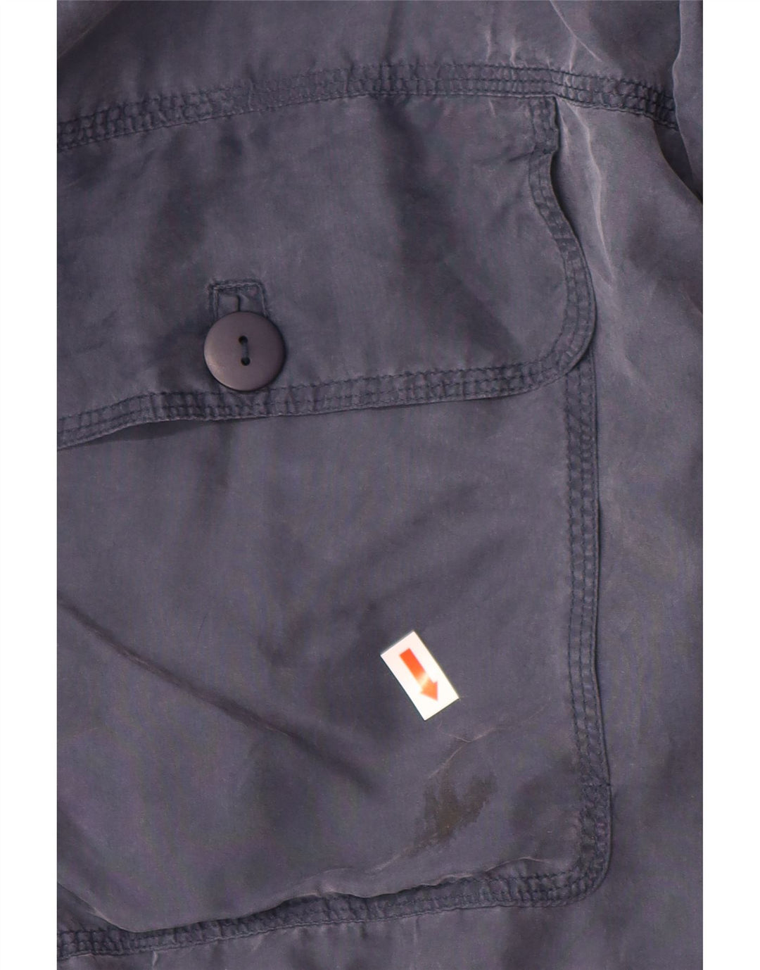 VINTAGE muška bomber jakna IT 48 Srednje tamnoplava svila