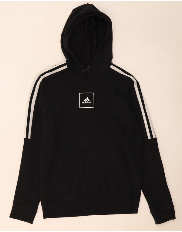Adidas muška majica s kapuljačom Srednje crni pamuk