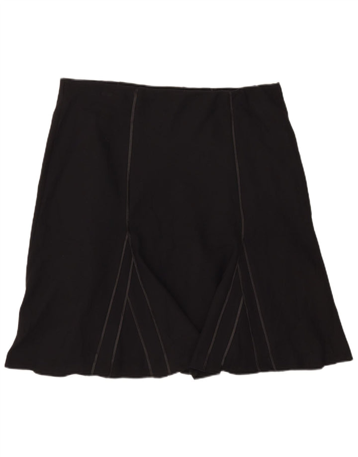 Marks & Spencer ženska suknja A-kroja UK 18 XL W40 crni poliester