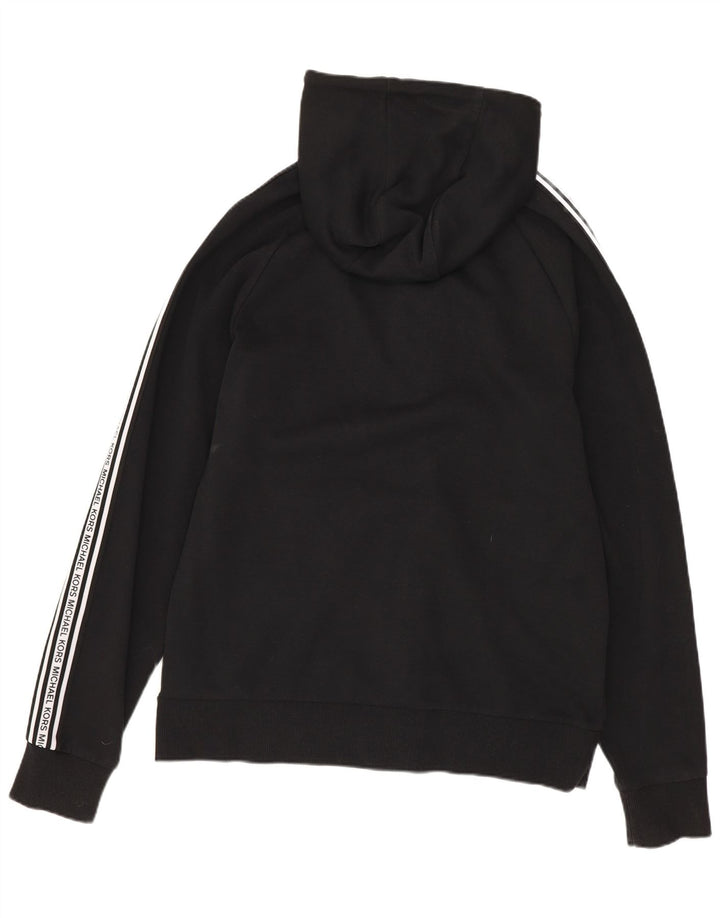 MICHAEL KORS Muška majica s kapuljačom s patentnim zatvaračem, mala crna boja