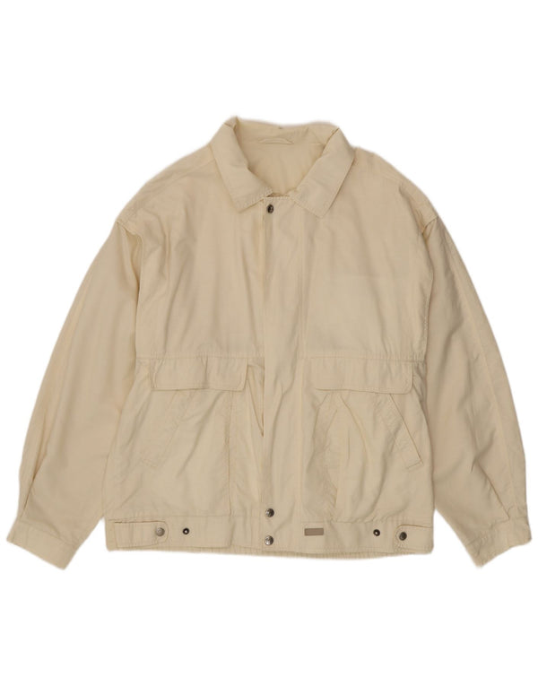 Muška bomber jakna Melka EU 50 Large Off White Pamuk