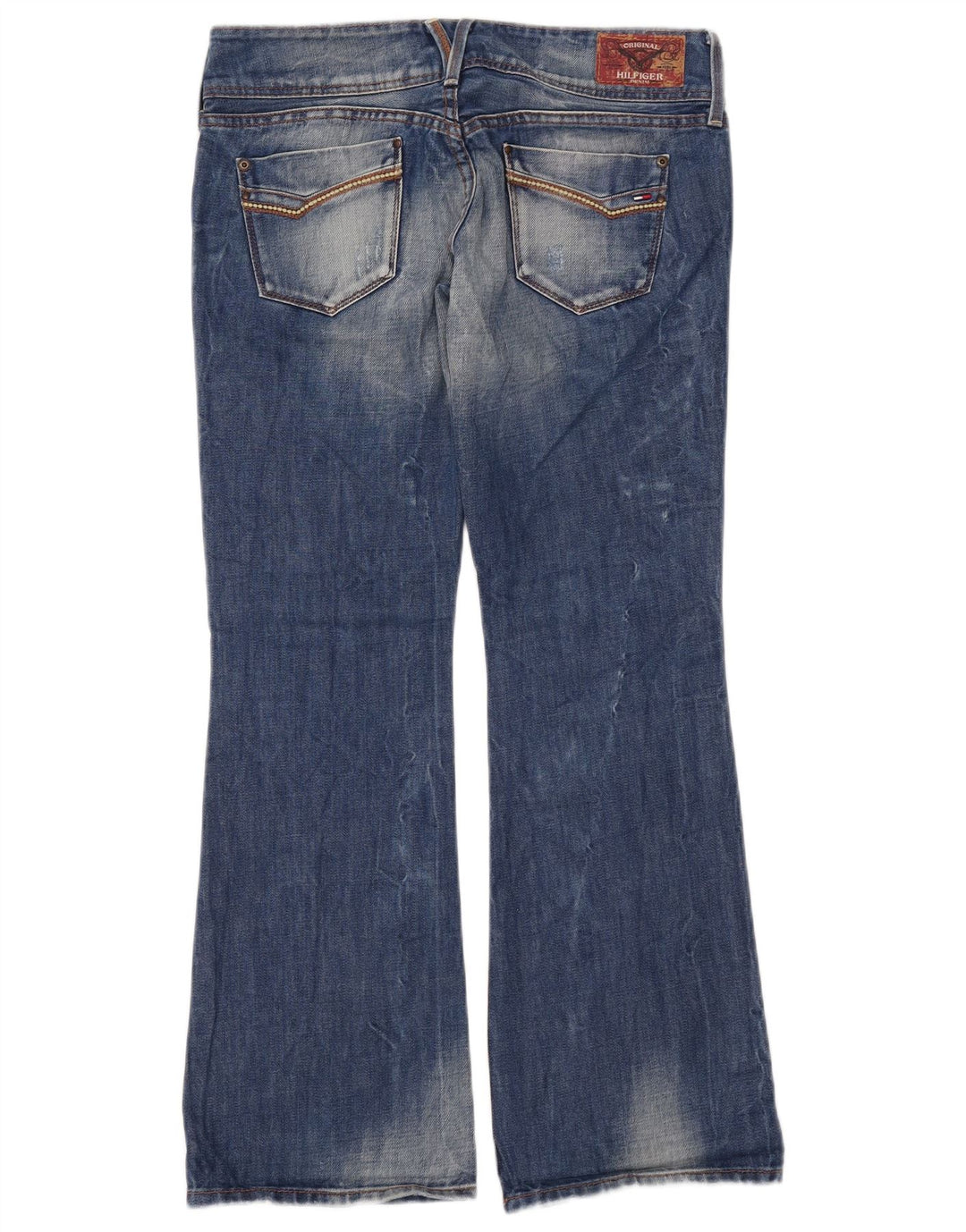 Tommy Hilfiger Ženske Bootcut traperice W30 L32 Plavi pamuk