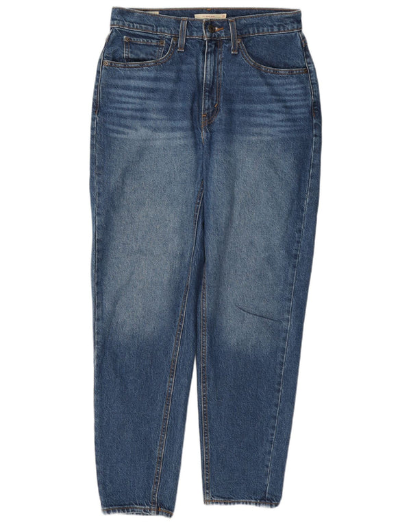 Levi's ženske Mom sužene traperice visokog struka W29 L30 plavi pamuk 80-ih