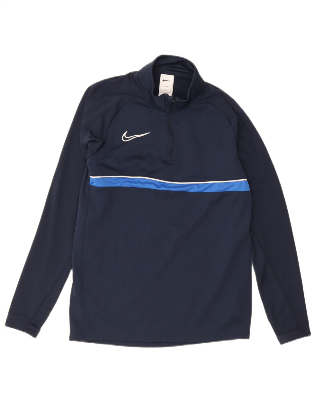 Nike Dri Fit Pulover Trenirka Gornji dio male tamnoplave boje