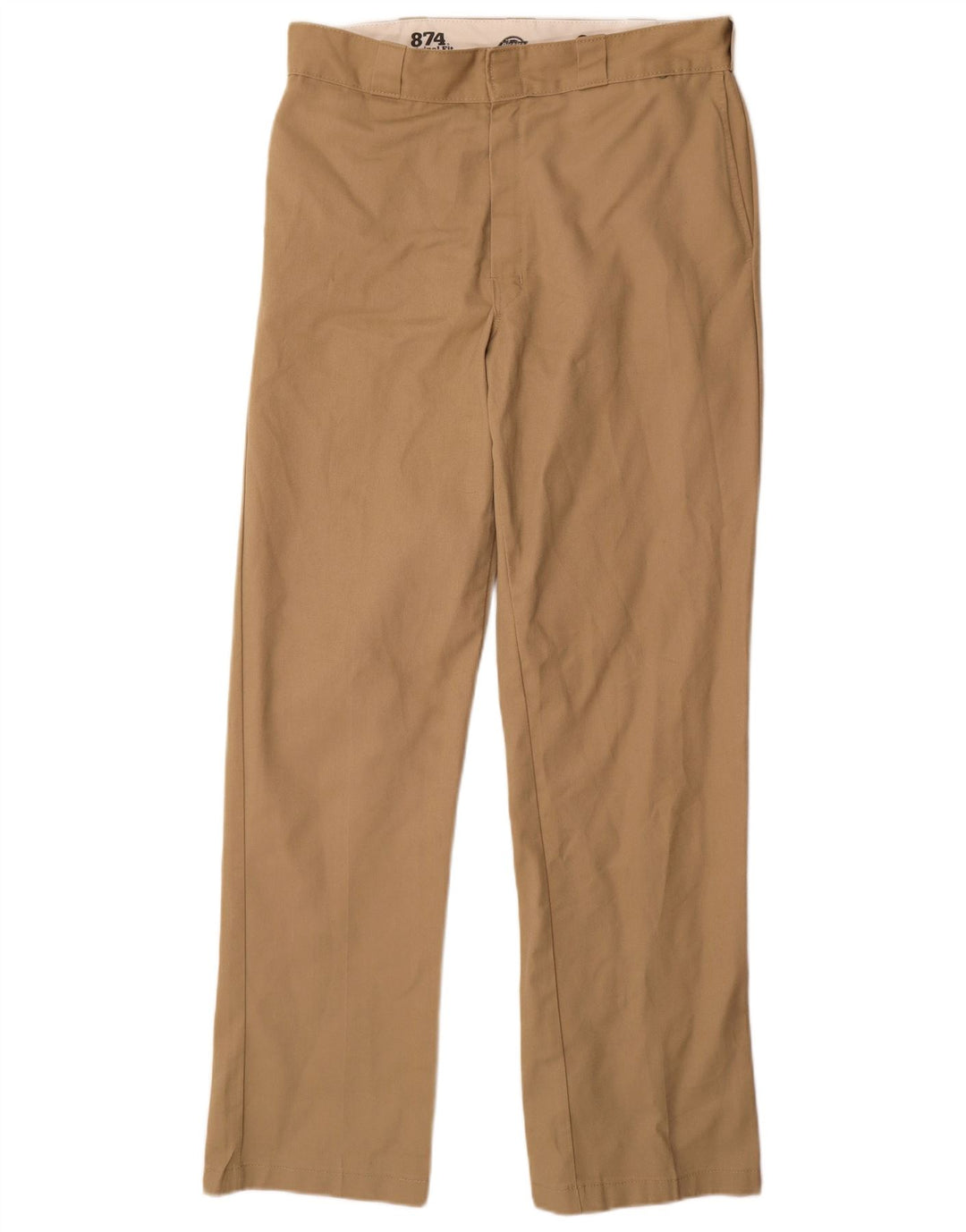DICKIES Muške 874 ravne chino hlače W34 L34 bež poliester