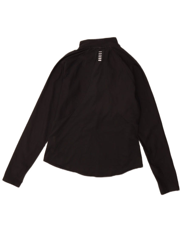 Under Armour Ženski top s dugim rukavima Heat Gear UK 10 Mali crni elastomer