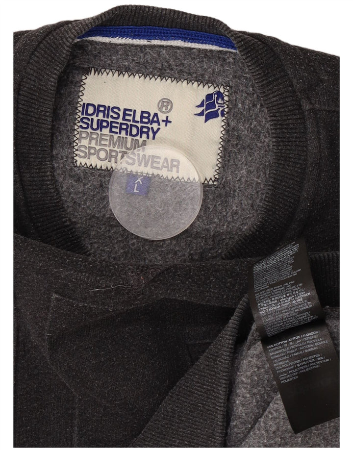 Superdry muška majica s grafičkim motivima, veliki sivi pamuk
