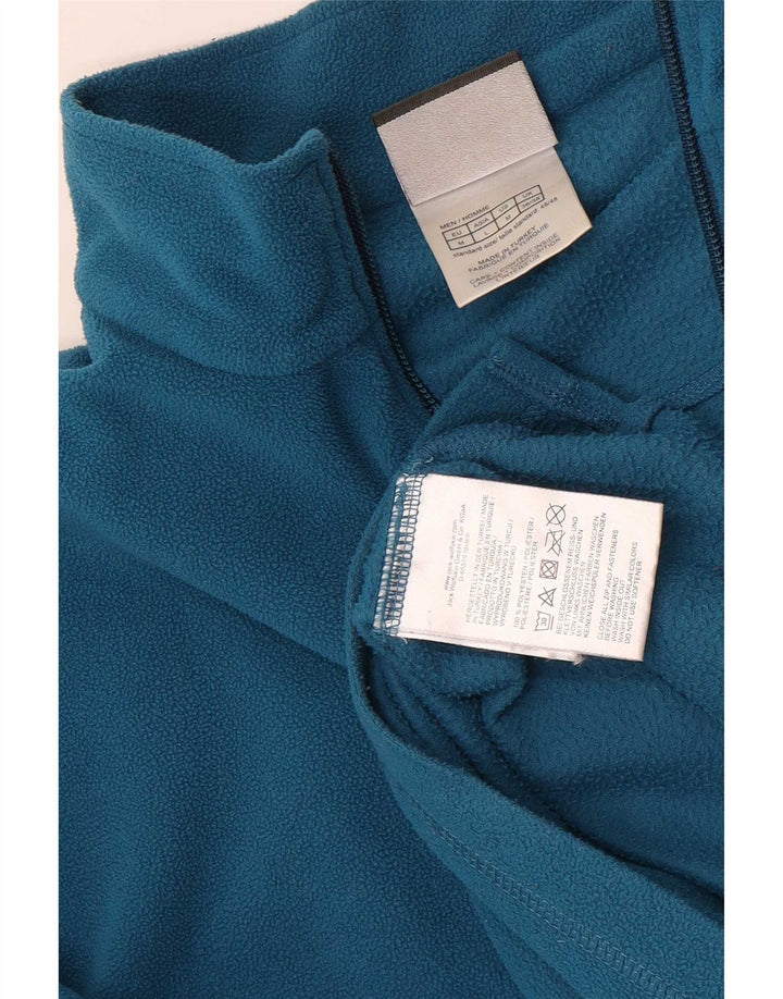 Jack Wolfskin muški džemper od flisa s patentnim izrezom UK 36/38 Srednje plavi poliester