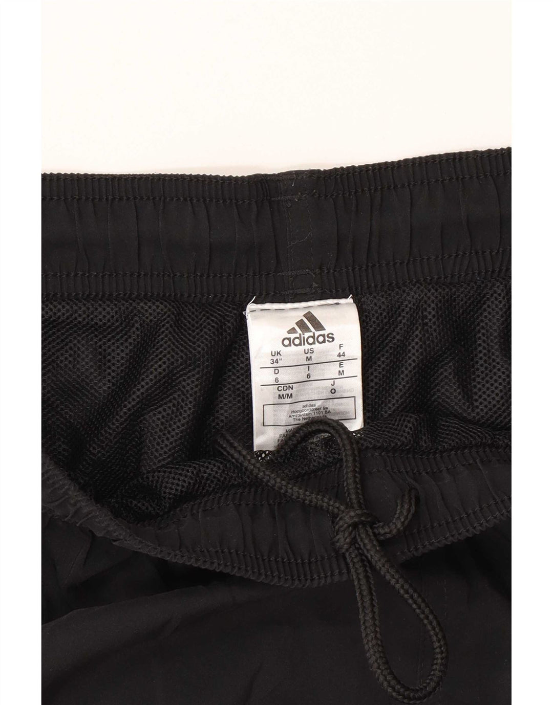 Adidas Regular Sport kratke kratke hlače velike crne boje od poliestera