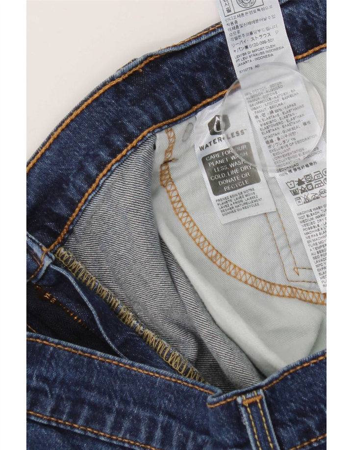 Levi's muške 505 ravne traperice W40 L22 plavi pamuk