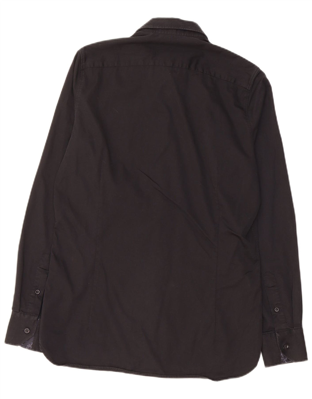 TED BAKER Muška košulja veličine 15 srednje crni pamuk