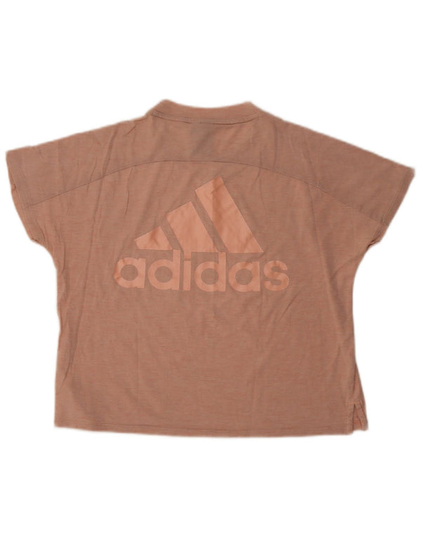 Adidas majica kratkih rukava prekomjerne veličine UK 4/6 XS ružičasta