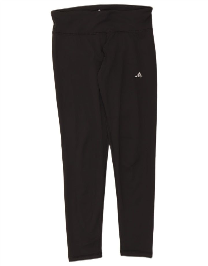 Adidas ženske tajice Climalite UK 12/14 Srednje crni poliester