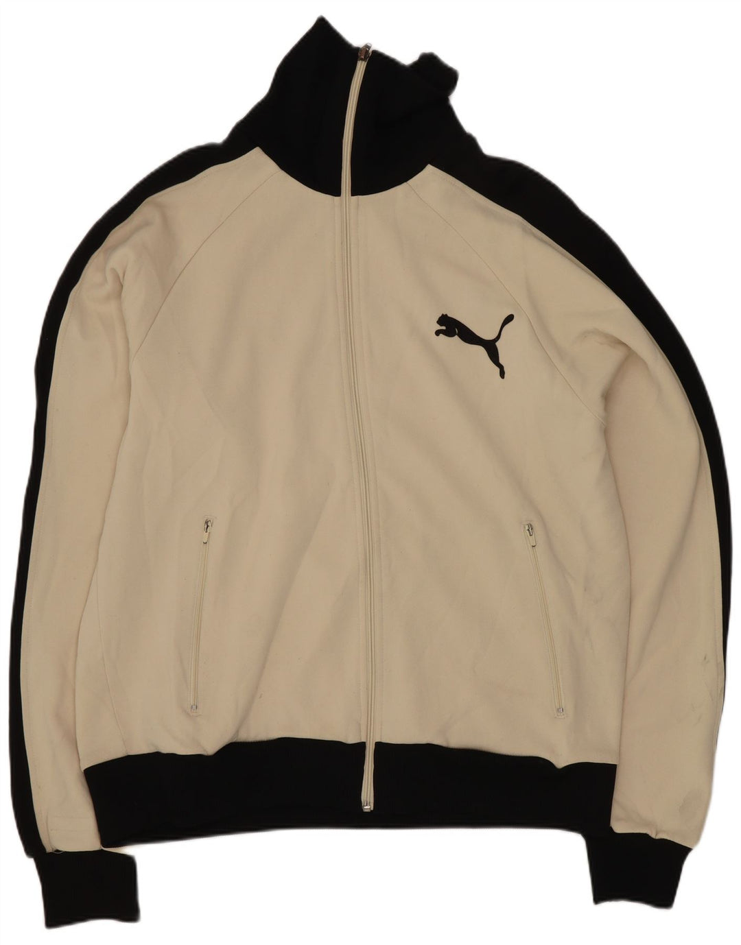 Puma muška gornja jakna trenirke Large Beige Colourblock Poliester