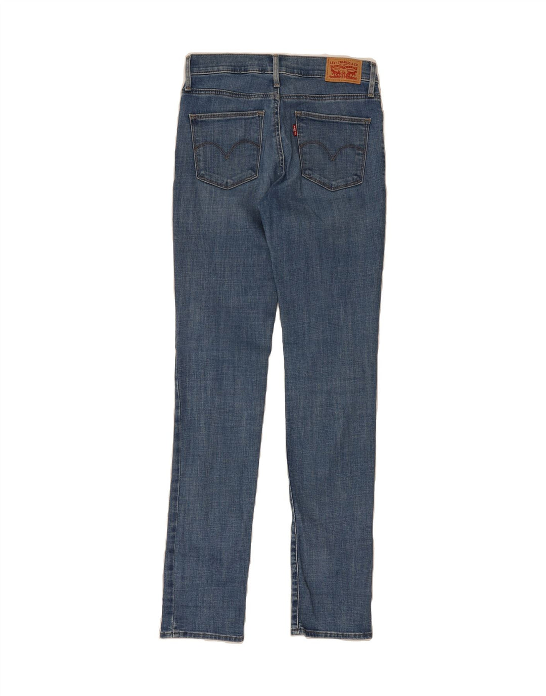LEVI'S Womens Slimming Slim Jeans  W26 L32 Blue Cotton Vintage Levi's and Second-Hand Levi's from Messina Hembry 