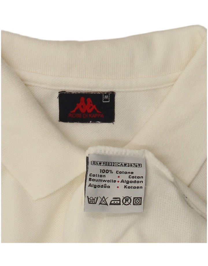 KAPPA ženska polo majica bez rukava UK 12 Srednje bijeli pamuk