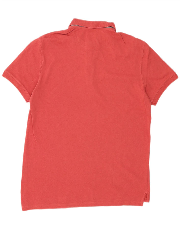 MASSIMO DUTTI Mens Polo Shirt Medium Red Vintage Massimo Dutti and Second-Hand Massimo Dutti from Messina Hembry 