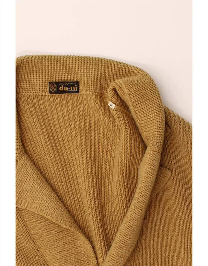 VINTAGE Womens Cardigan Sweater IT 46 Large Beige Vintage Vintage and Second-Hand Vintage from Messina Hembry 