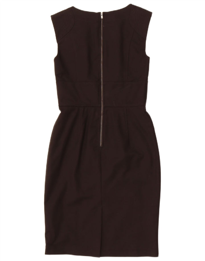 French Connection ženska plašt haljina bez rukava UK 12 Srednji crni pamuk