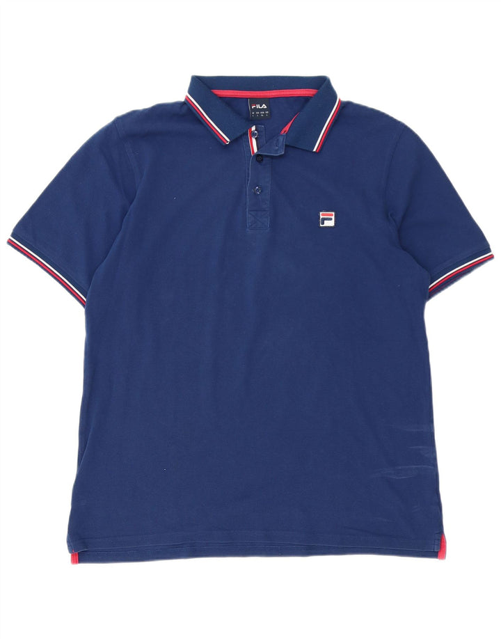 FILA muška polo majica velika tamnoplava pamuk