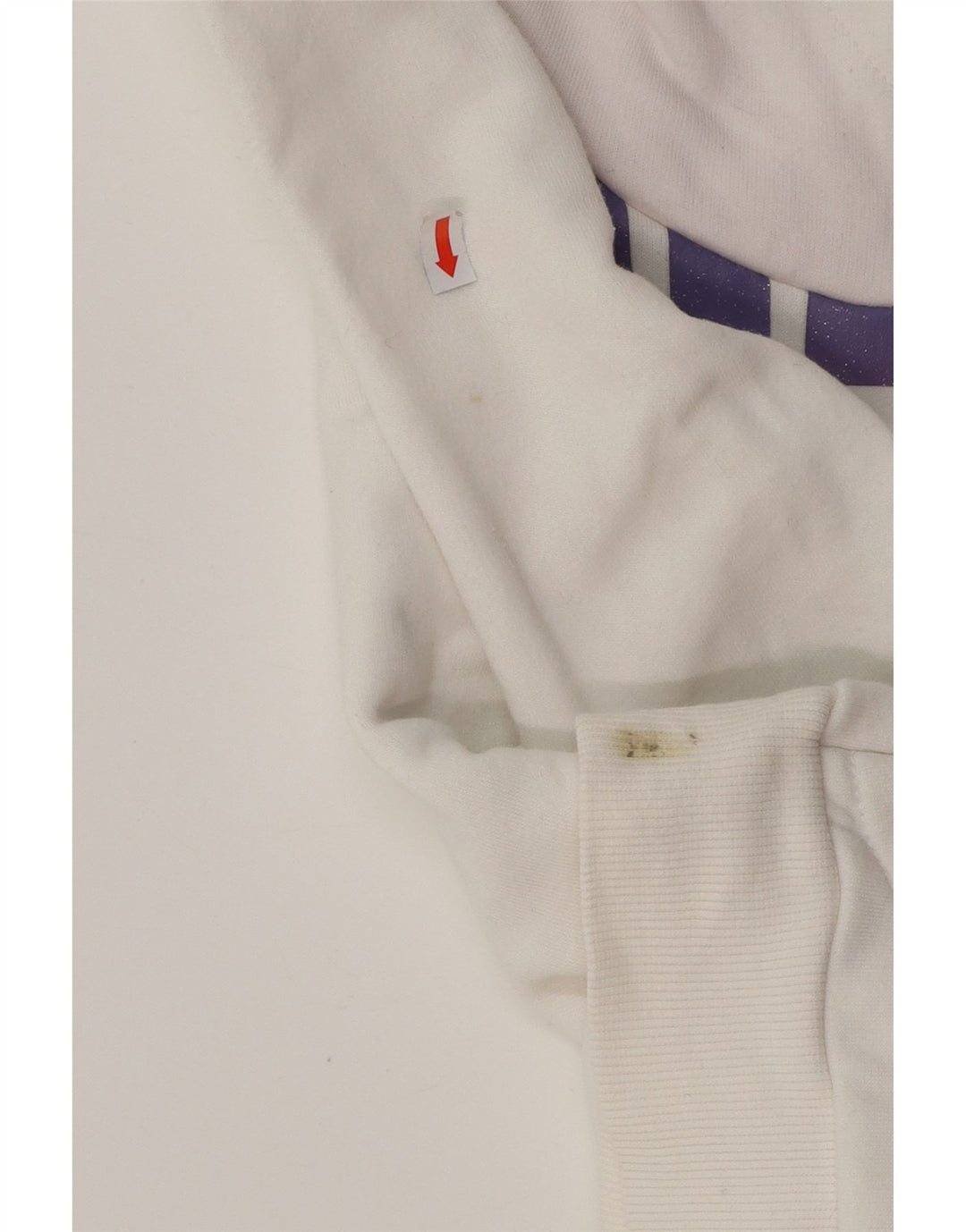 PUMA Ženska majica s kapuljačom s kapuljačom UK 8 Mali bijeli pamuk