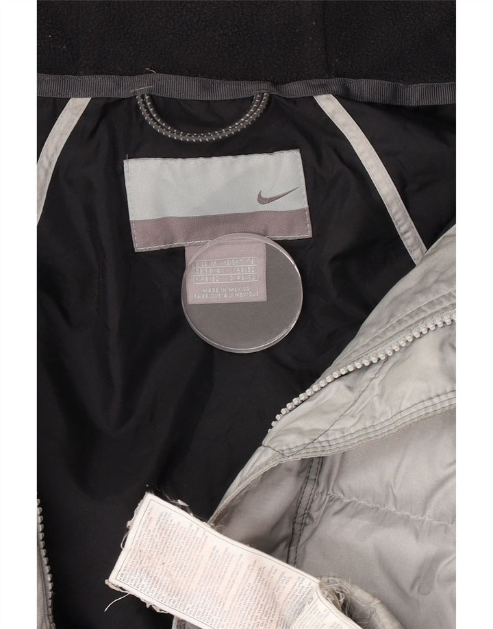 Nike muški široki podstavljeni kaput s kapuljačom UK 39/41 srednje sivi poliester